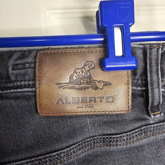 Alberto Pipe DS Dual FX Lefthand Denim Jeans – Regular Fit, Gray, Men's 36x31 - Picture 5 of 8